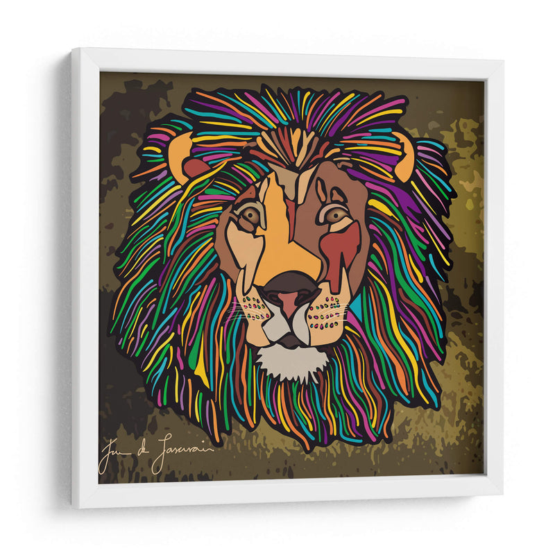 LEÓN ¨EL REY DE LA SELVA - Juan de Lascurain | Cuadro decorativo de Canvas Lab