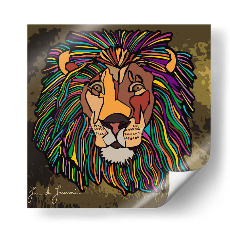 LEÓN ¨EL REY DE LA SELVA - Juan de Lascurain | Cuadro decorativo de Canvas Lab