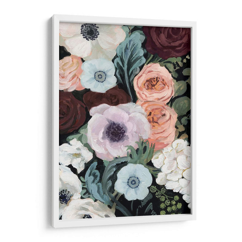 Floral Nocturno Ii - Victoria Borges | Cuadro decorativo de Canvas Lab