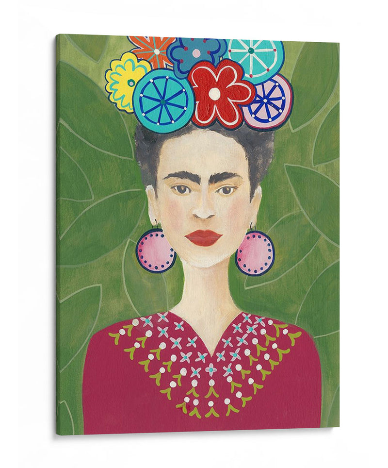 Frida Floral Ii - Regina Moore | Cuadro decorativo de Canvas Lab