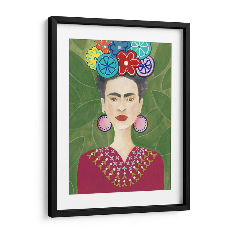 Frida Floral Ii - Regina Moore | Cuadro decorativo de Canvas Lab