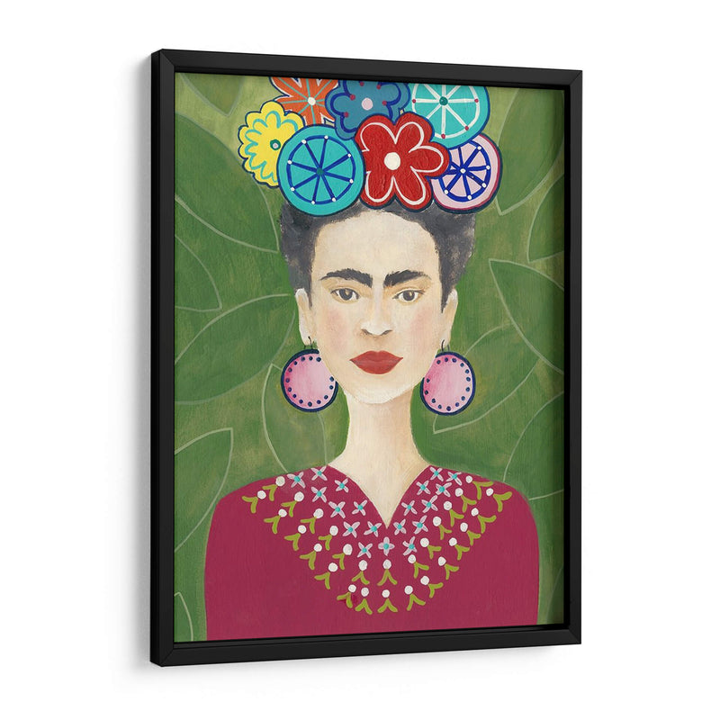 Frida Floral Ii - Regina Moore | Cuadro decorativo de Canvas Lab