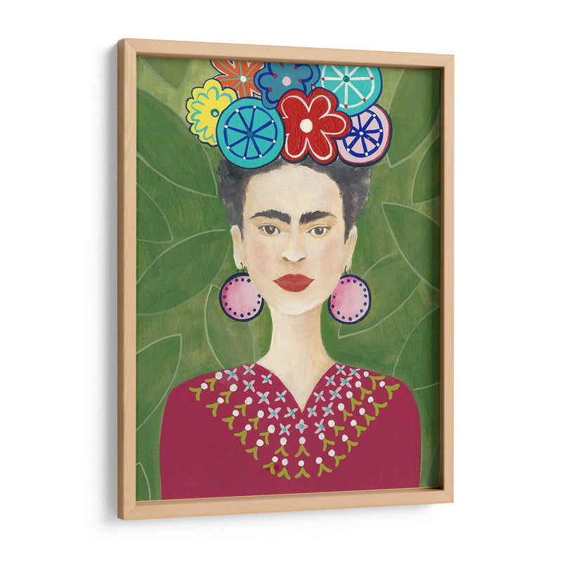 Frida Floral Ii - Regina Moore | Cuadro decorativo de Canvas Lab