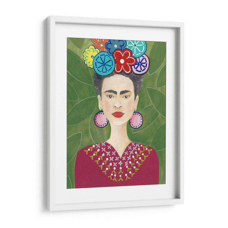 Frida Floral Ii - Regina Moore | Cuadro decorativo de Canvas Lab