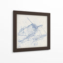 Sketch Mecánico De Avión I - Ethan Harper | Cuadro decorativo de Canvas Lab