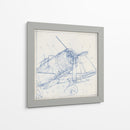 Sketch Mecánico De Avión I - Ethan Harper | Cuadro decorativo de Canvas Lab