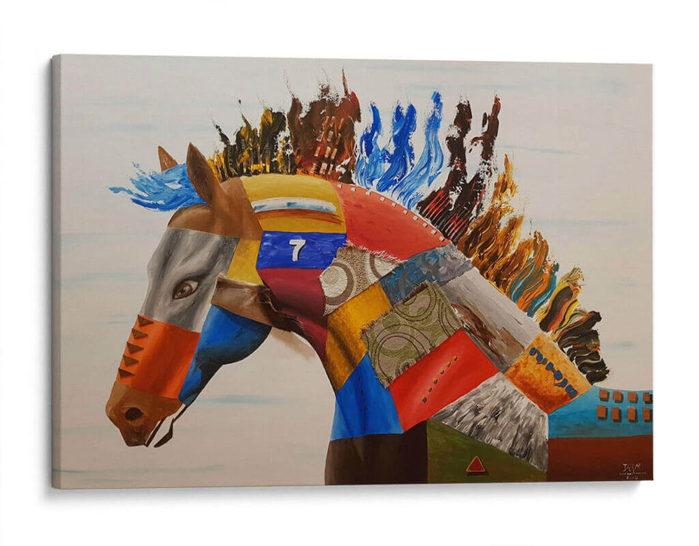 Caballo en carrera - Rodríguez Marconi | Cuadro decorativo de Canvas Lab