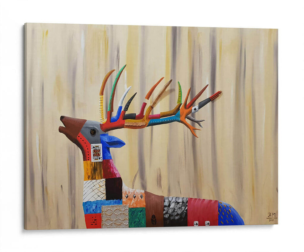 Ciervo bramando - Rodríguez Marconi | Cuadro decorativo de Canvas Lab