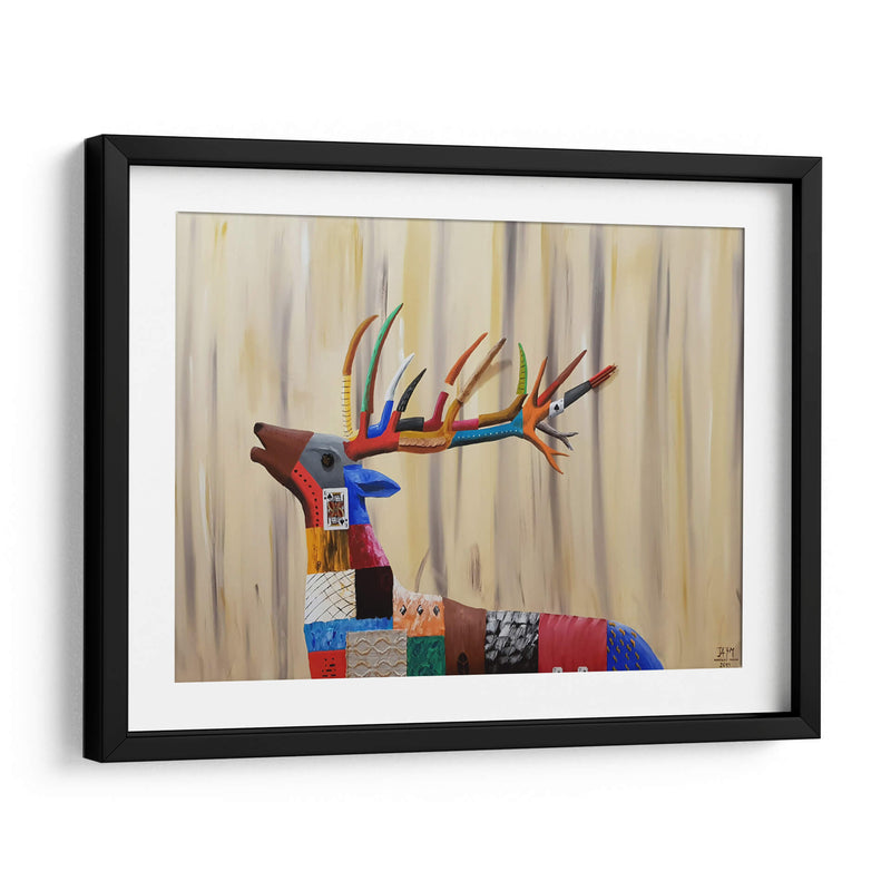 Ciervo bramando - Rodríguez Marconi | Cuadro decorativo de Canvas Lab