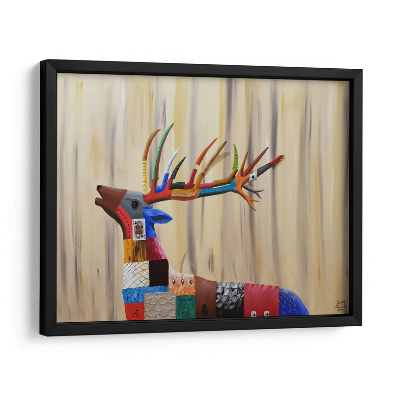 Ciervo bramando - Rodríguez Marconi | Cuadro decorativo de Canvas Lab