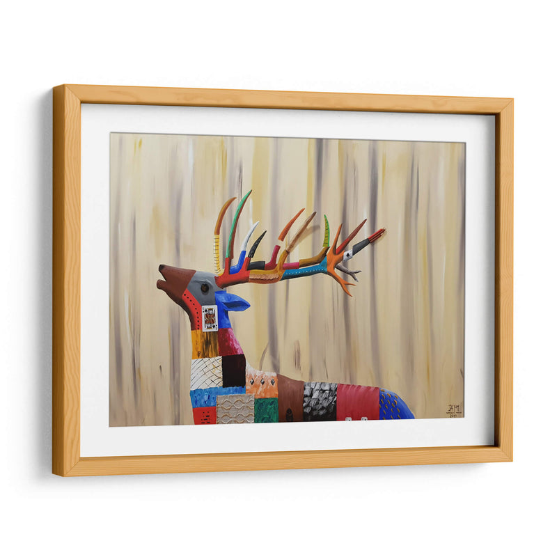 Ciervo bramando - Rodríguez Marconi | Cuadro decorativo de Canvas Lab