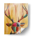 Ciervo frente - Rodríguez Marconi | Cuadro decorativo de Canvas Lab