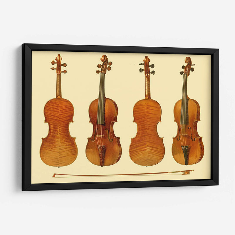 Violines Antiguos I - F. Lehnert | Cuadro decorativo de Canvas Lab