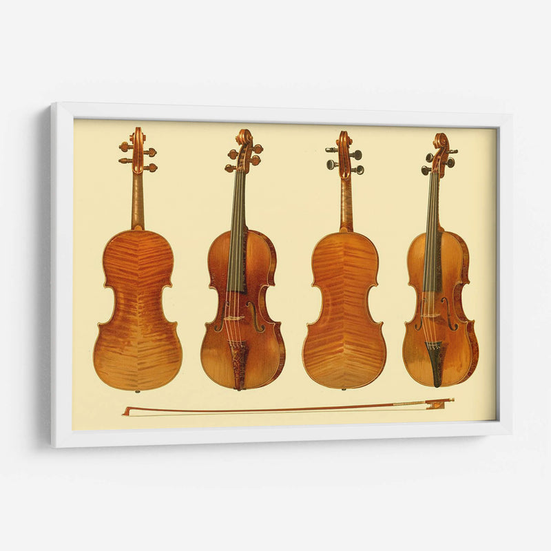 Violines Antiguos I - F. Lehnert | Cuadro decorativo de Canvas Lab