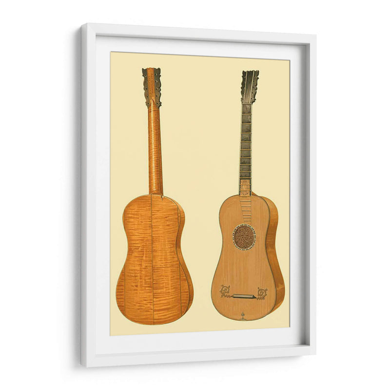 Guitarras Antiguas I - F. Lehnert | Cuadro decorativo de Canvas Lab