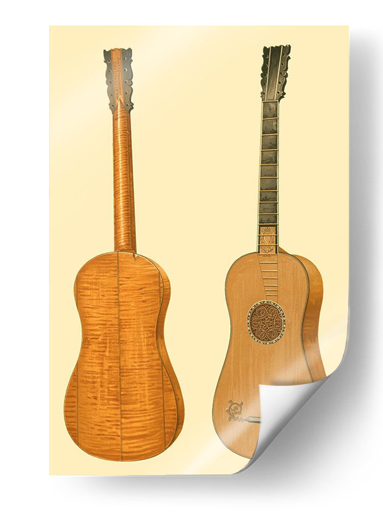 Guitarras Antiguas I - F. Lehnert | Cuadro decorativo de Canvas Lab