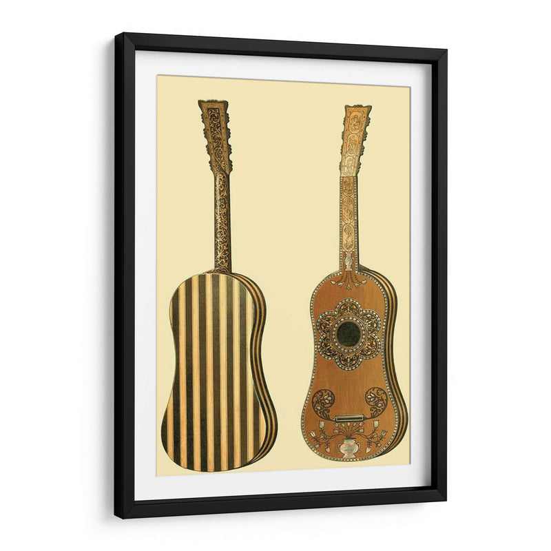 Guitarras Antiguas Ii - F. Lehnert | Cuadro decorativo de Canvas Lab