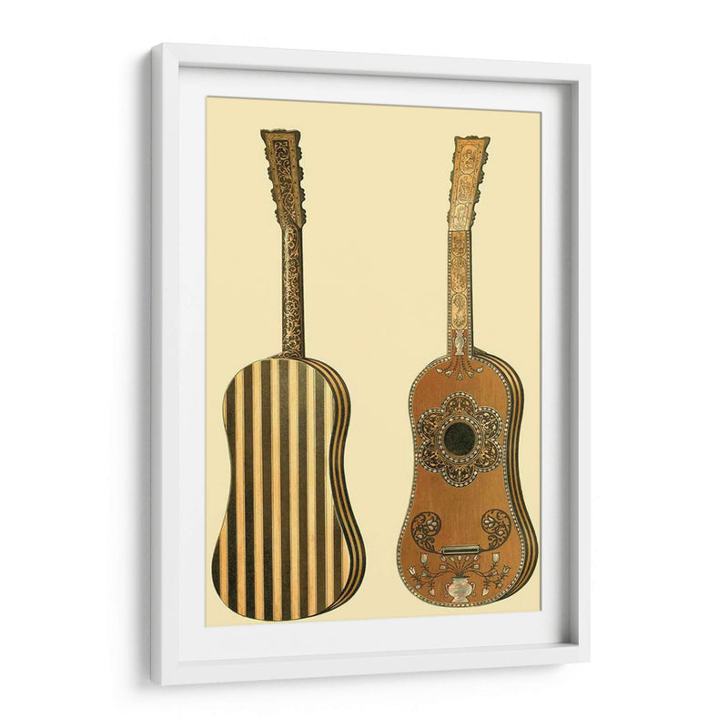 Guitarras Antiguas Ii - F. Lehnert | Cuadro decorativo de Canvas Lab