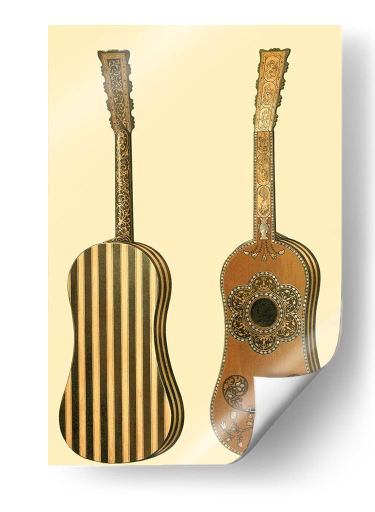 Guitarras Antiguas Ii - F. Lehnert | Cuadro decorativo de Canvas Lab