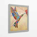 Colibrí bebiendo néctar de una flor - Rodríguez Marconi | Cuadro decorativo de Canvas Lab