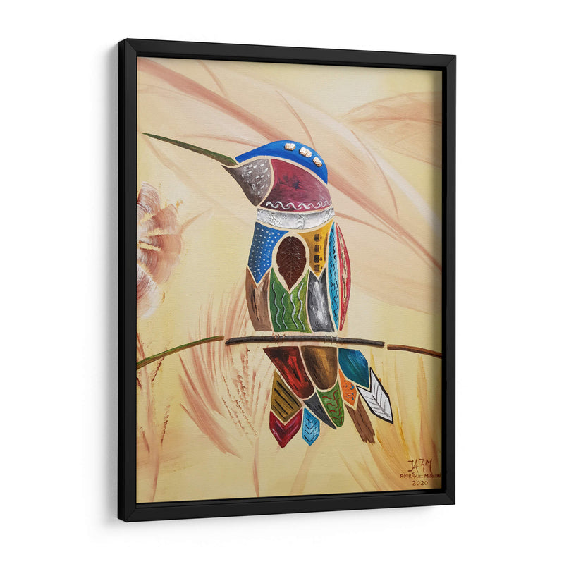 Colibrí descansando en una rama - Rodríguez Marconi | Cuadro decorativo de Canvas Lab
