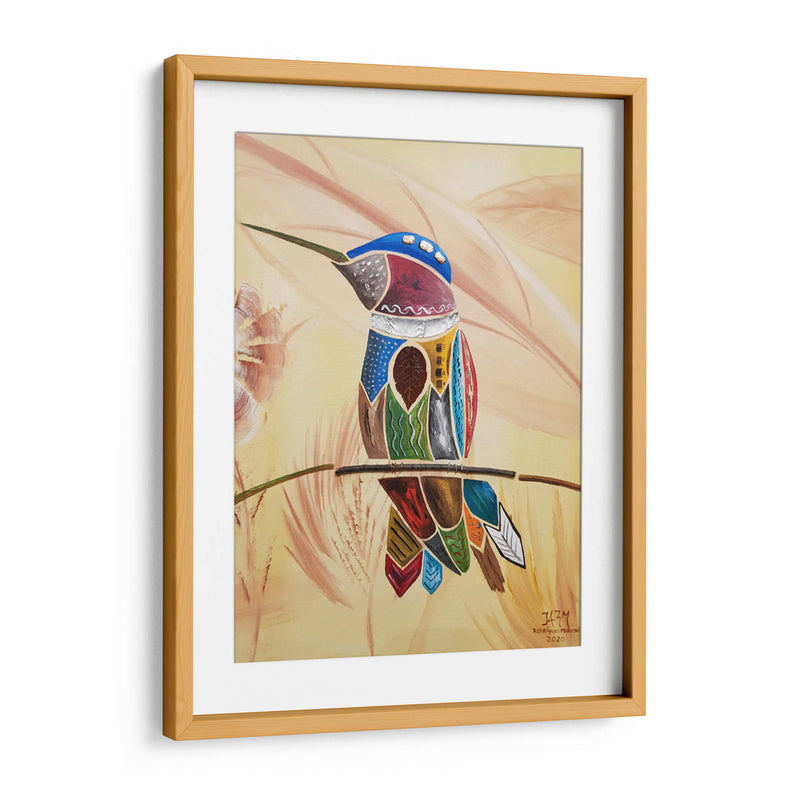 Colibrí descansando en una rama - Rodríguez Marconi | Cuadro decorativo de Canvas Lab