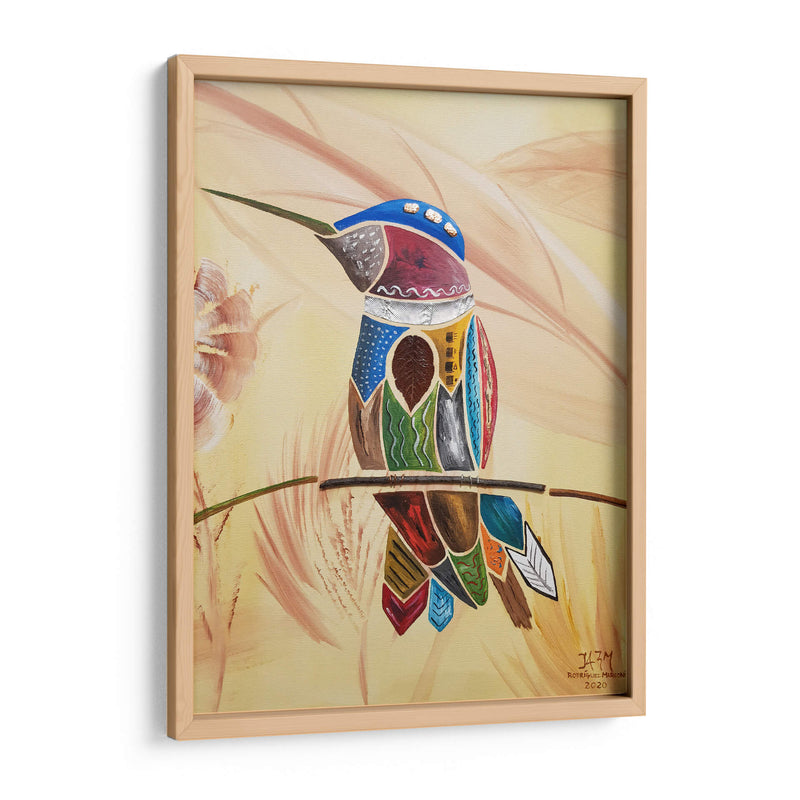 Colibrí descansando en una rama - Rodríguez Marconi | Cuadro decorativo de Canvas Lab