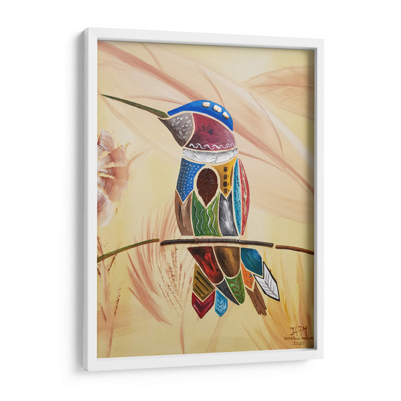 Colibrí descansando en una rama - Rodríguez Marconi | Cuadro decorativo de Canvas Lab