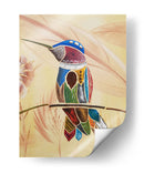 Colibrí descansando en una rama - Rodríguez Marconi | Cuadro decorativo de Canvas Lab