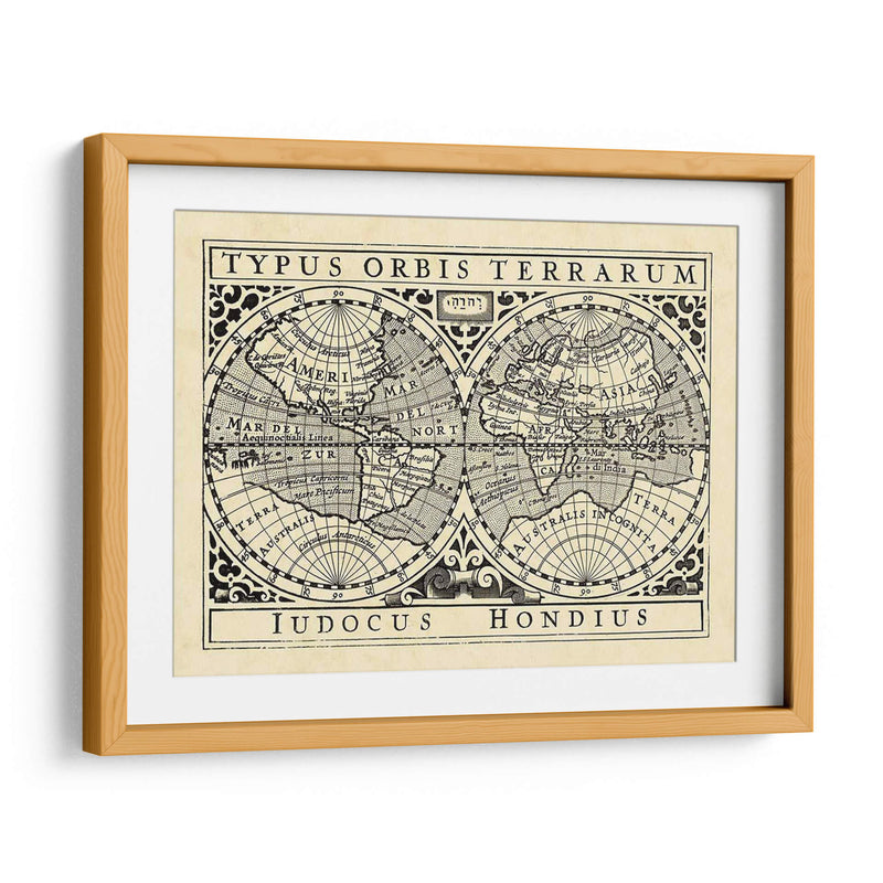 Mapas Vintage I - Vision Studio | Cuadro decorativo de Canvas Lab