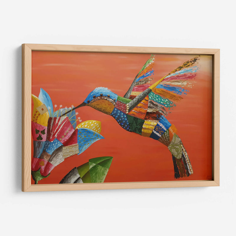 El colibrí y la flor - Rodríguez Marconi | Cuadro decorativo de Canvas Lab