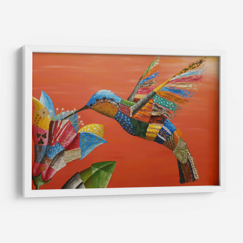 El colibrí y la flor - Rodríguez Marconi | Cuadro decorativo de Canvas Lab