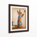 Gato jugando con una cuerda - Rodríguez Marconi | Cuadro decorativo de Canvas Lab