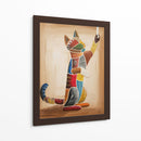 Gato jugando con una cuerda - Rodríguez Marconi | Cuadro decorativo de Canvas Lab
