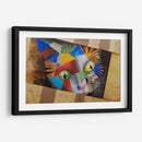 Gato jugando dentro de una caja - Rodríguez Marconi | Cuadro decorativo de Canvas Lab