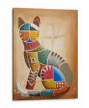 Gato sentado - Rodríguez Marconi | Cuadro decorativo de Canvas Lab