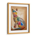 Gato sentado - Rodríguez Marconi | Cuadro decorativo de Canvas Lab