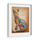 Gato sentado - Rodríguez Marconi | Cuadro decorativo de Canvas Lab