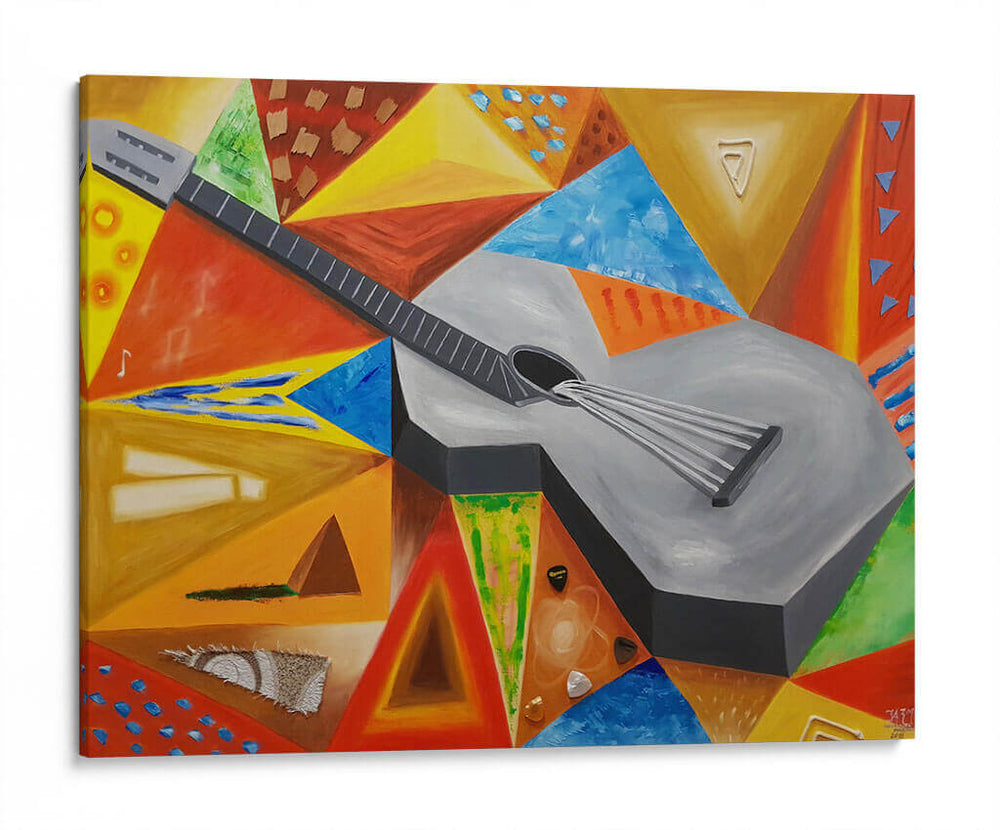 Guitarra de Pitágoras - Rodríguez Marconi | Cuadro decorativo de Canvas Lab