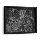 Bosquejo Mecánico De Motocicleta I - Ethan Harper | Cuadro decorativo de Canvas Lab