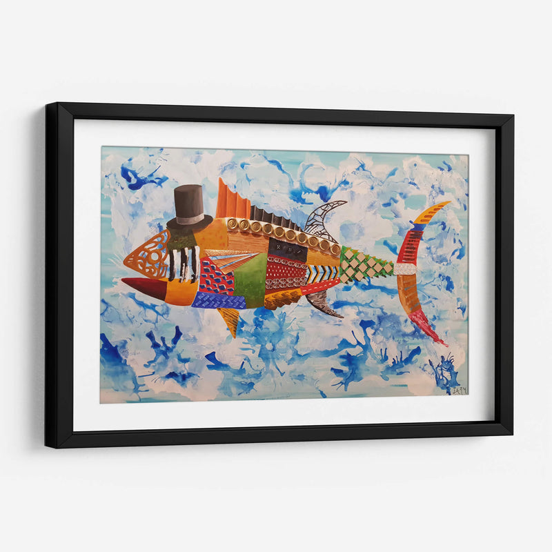 Pez ciudadano II - Rodríguez Marconi | Cuadro decorativo de Canvas Lab