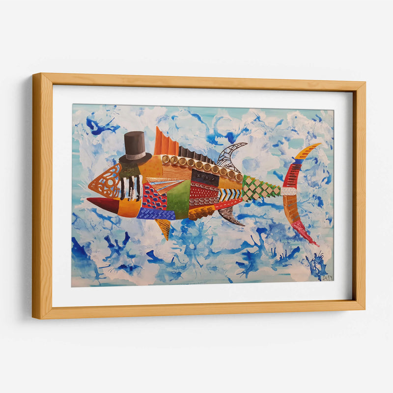 Pez ciudadano II - Rodríguez Marconi | Cuadro decorativo de Canvas Lab