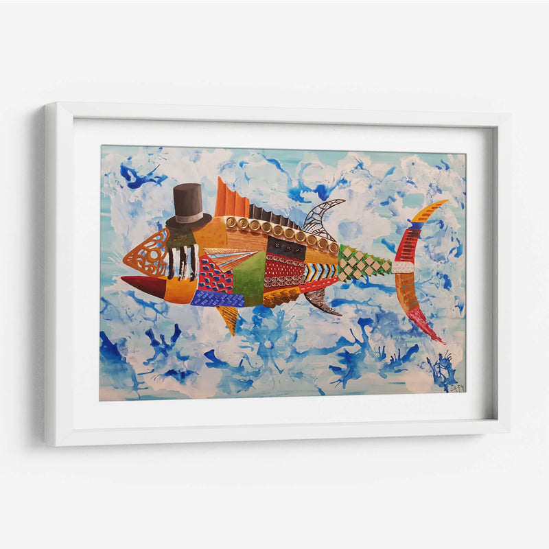 Pez ciudadano II - Rodríguez Marconi | Cuadro decorativo de Canvas Lab