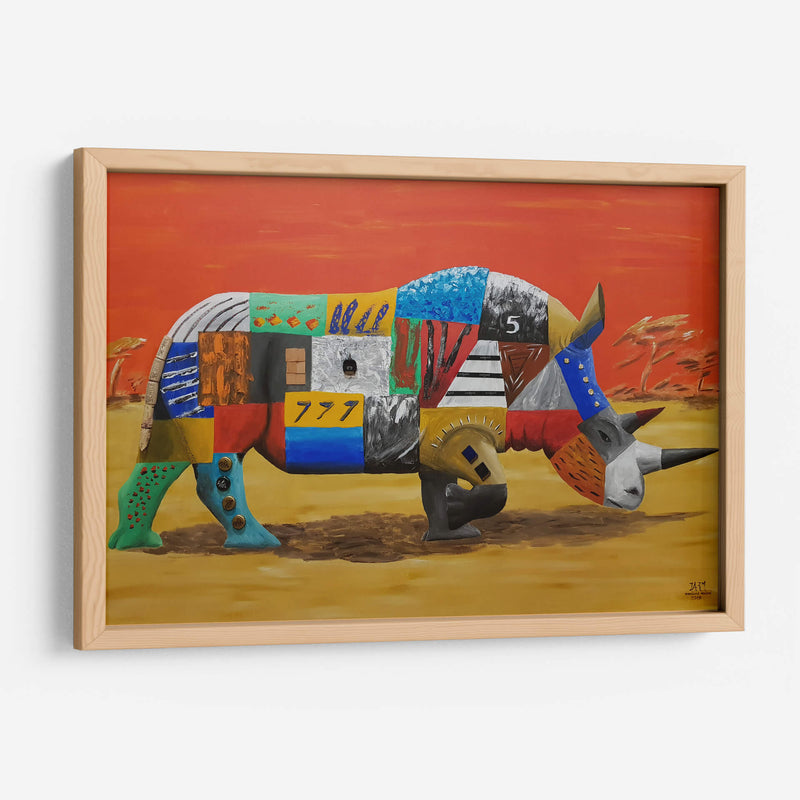 Rinoceronte - Rodríguez Marconi | Cuadro decorativo de Canvas Lab