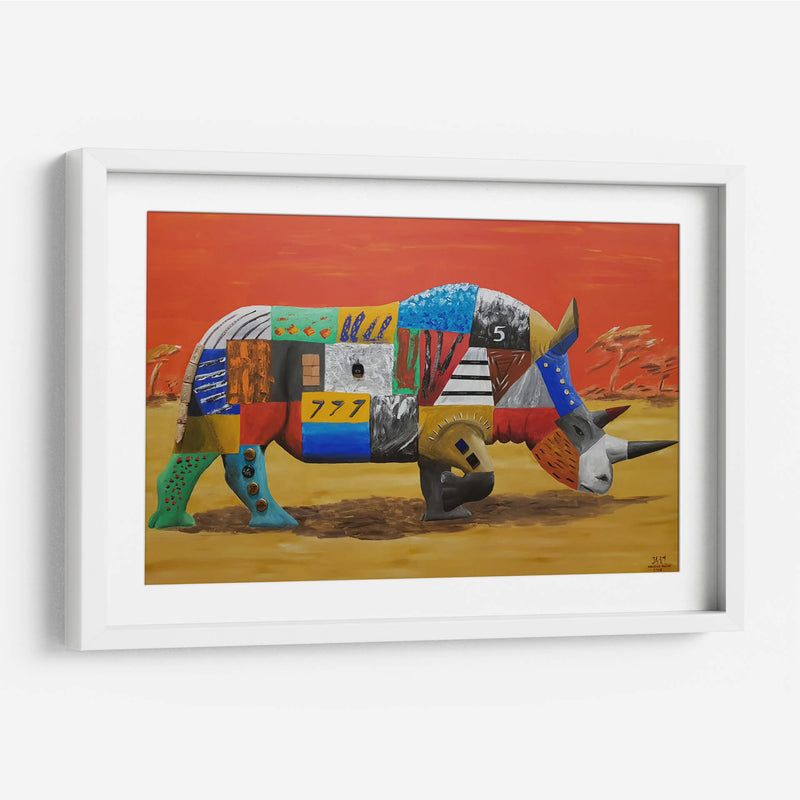 Rinoceronte - Rodríguez Marconi | Cuadro decorativo de Canvas Lab