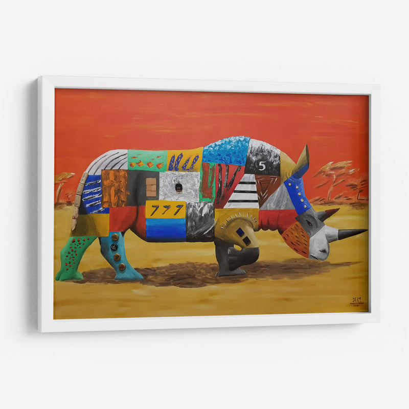 Rinoceronte - Rodríguez Marconi | Cuadro decorativo de Canvas Lab