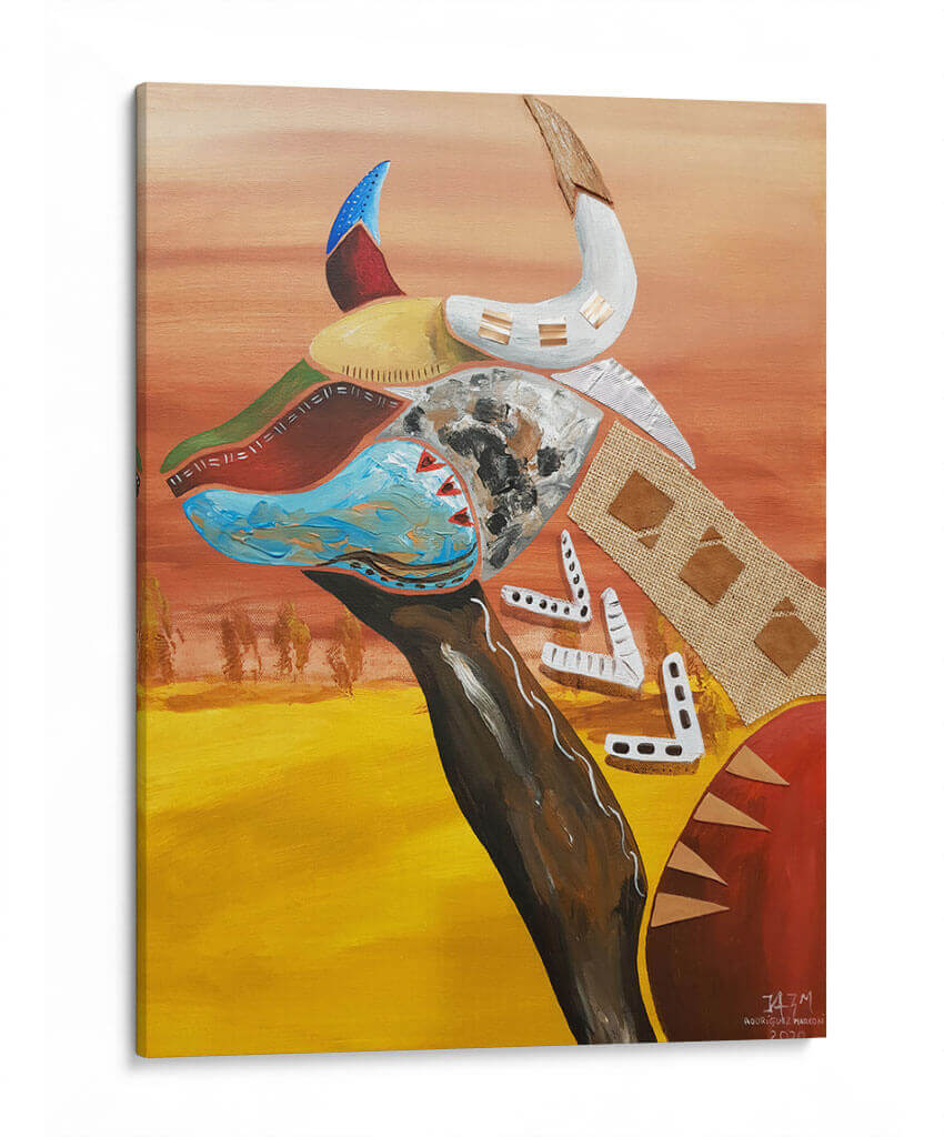 Toro perfil - Rodríguez Marconi | Cuadro decorativo de Canvas Lab