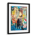Cabeza De Collage - Erin Ashley | Cuadro decorativo de Canvas Lab