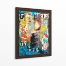 Cabeza De Collage - Erin Ashley | Cuadro decorativo de Canvas Lab