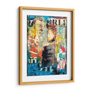 Cabeza De Collage - Erin Ashley | Cuadro decorativo de Canvas Lab
